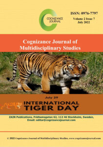 July 2022 Cover - Cognizance Journal of Multidisciplinary Studies