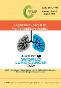 August 2022 Cover - Cognizance Journal of Multidisciplinary Studies